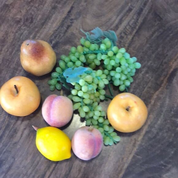 Artificial Fruits Pack, Fake Fruits for Home Decor, 8 total - Picture 1 of 4